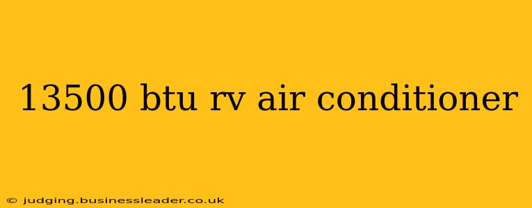 13500 btu rv air conditioner