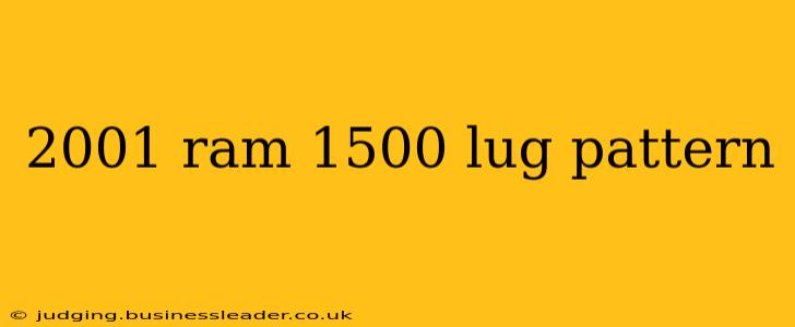 2001 ram 1500 lug pattern