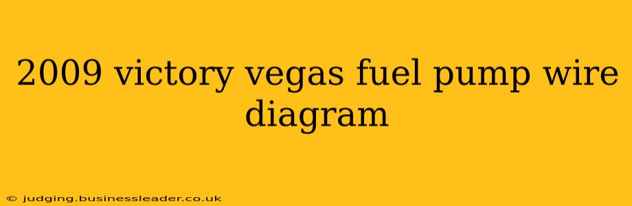 2009 victory vegas fuel pump wire diagram