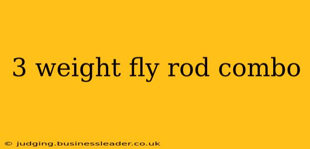 3 weight fly rod combo