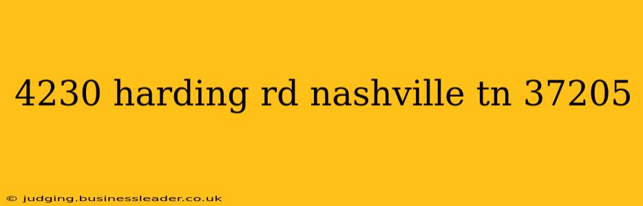 4230 harding rd nashville tn 37205