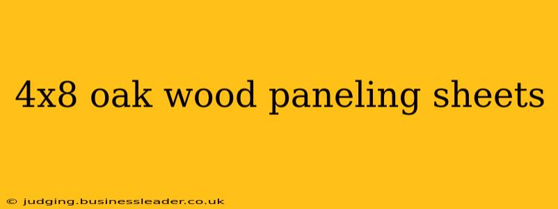 4x8 oak wood paneling sheets