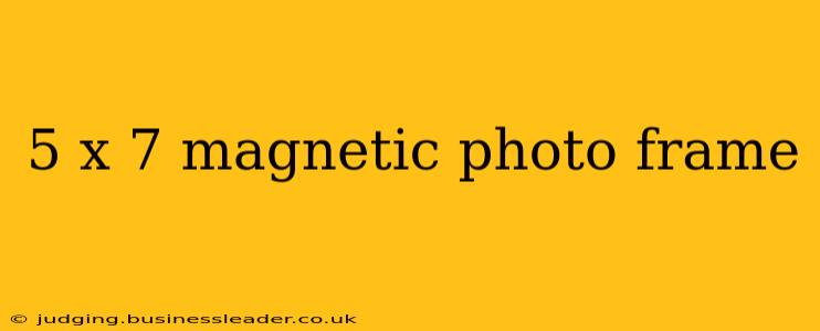5 x 7 magnetic photo frame