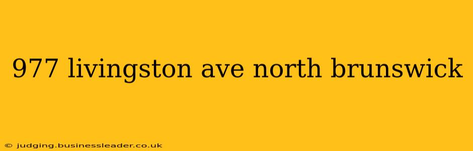977 livingston ave north brunswick
