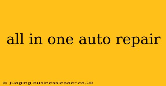 all in one auto repair