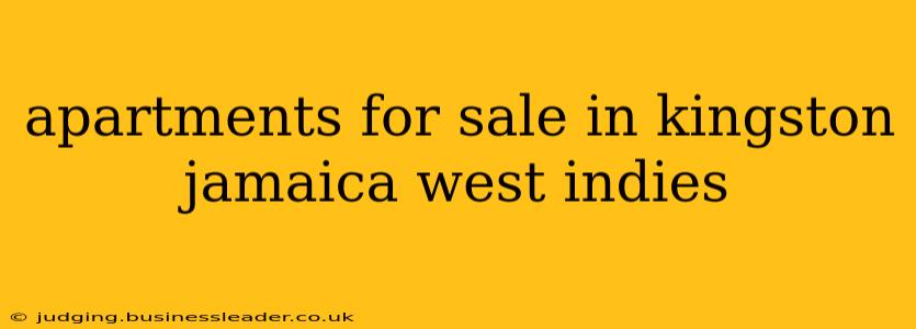apartments for sale in kingston jamaica west indies