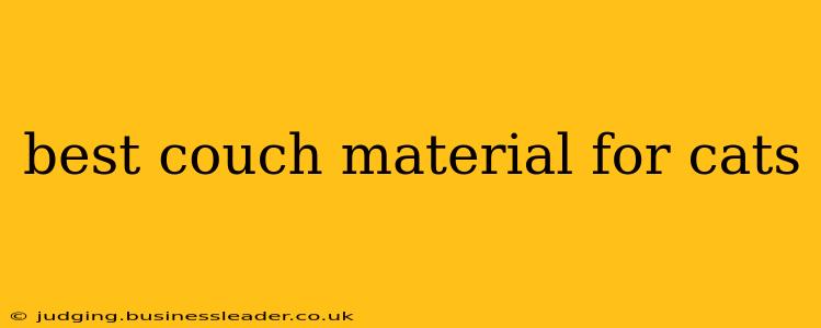 best couch material for cats