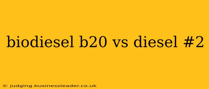 biodiesel b20 vs diesel #2