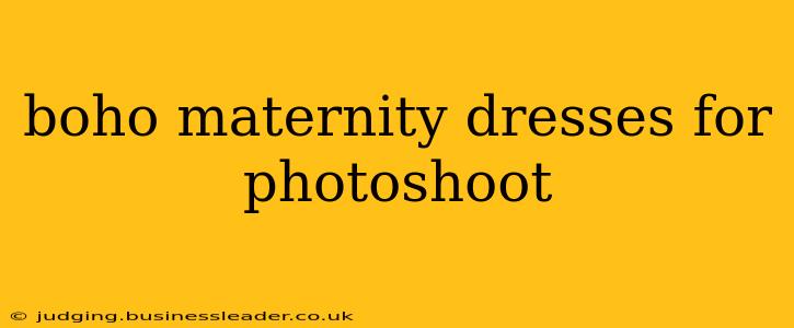 boho maternity dresses for photoshoot