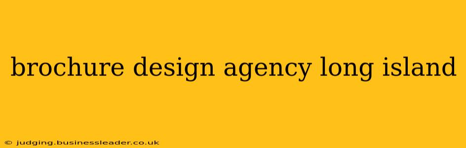 brochure design agency long island