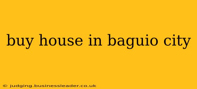 buy house in baguio city