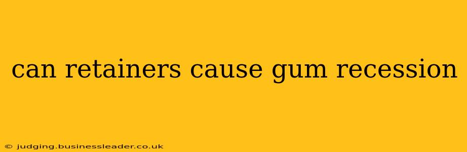 can retainers cause gum recession