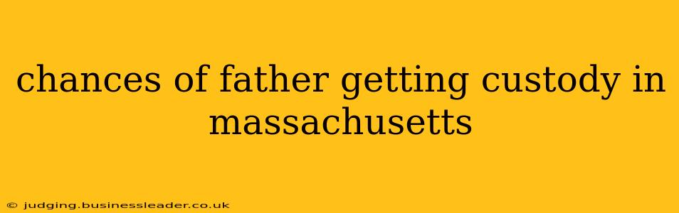 chances of father getting custody in massachusetts
