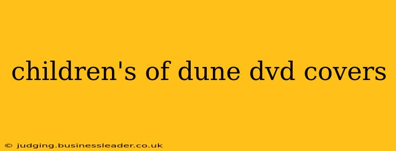 children's of dune dvd covers