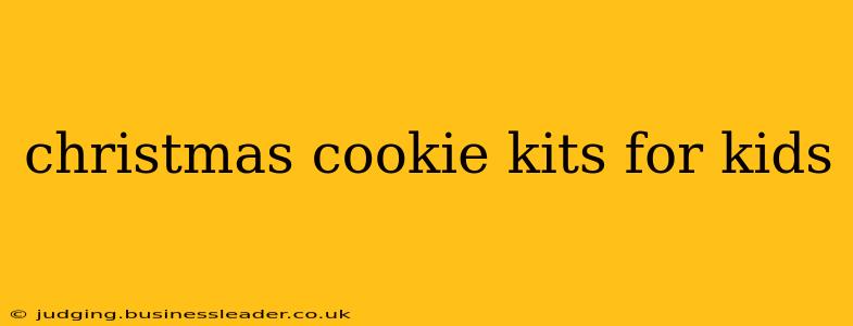 christmas cookie kits for kids
