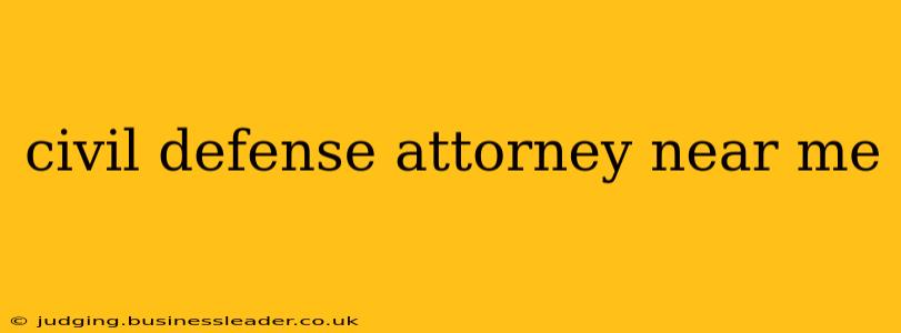 civil defense attorney near me