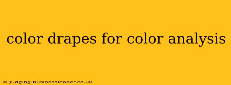 color drapes for color analysis