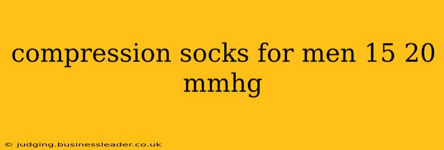 compression socks for men 15 20 mmhg