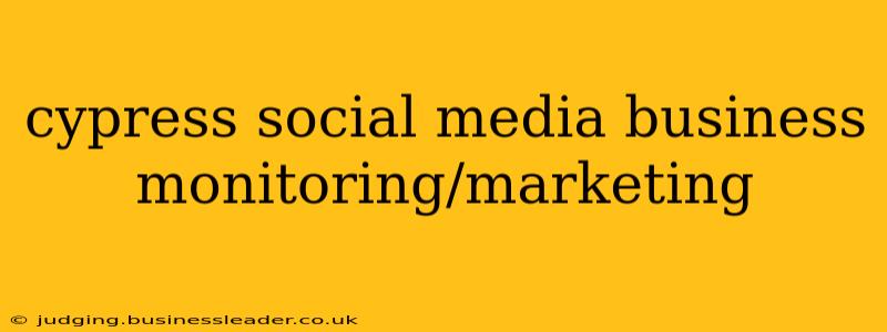 cypress social media business monitoring/marketing
