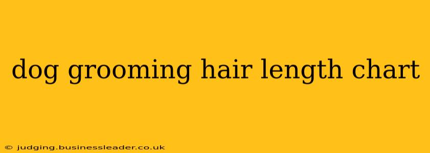 dog grooming hair length chart