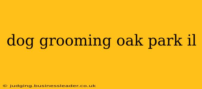 dog grooming oak park il