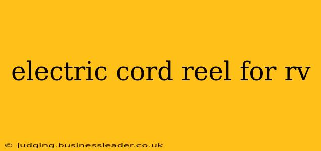 electric cord reel for rv