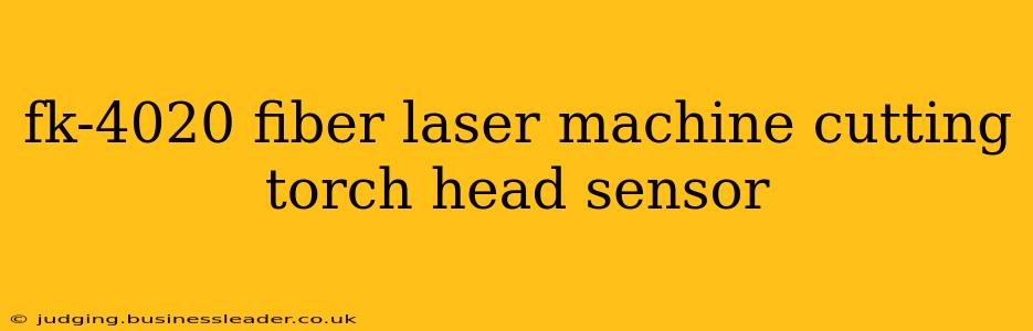 fk-4020 fiber laser machine cutting torch head sensor
