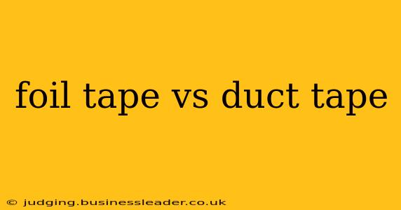 foil tape vs duct tape