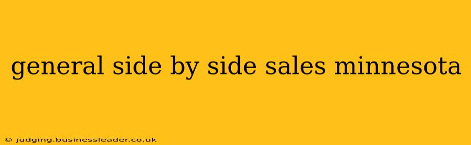 general side by side sales minnesota
