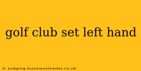 golf club set left hand