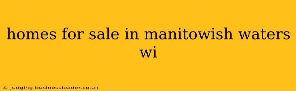 homes for sale in manitowish waters wi