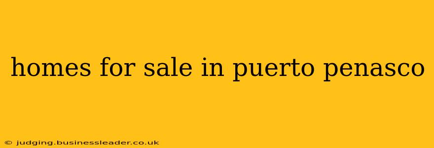 homes for sale in puerto penasco