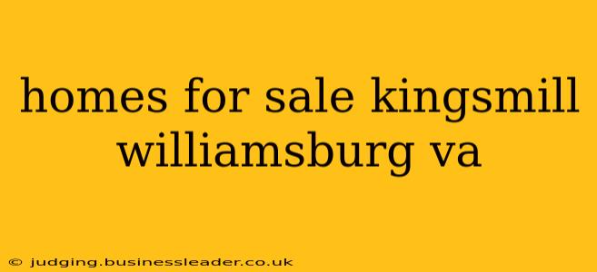 homes for sale kingsmill williamsburg va