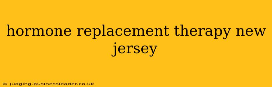 hormone replacement therapy new jersey