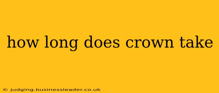 how long does crown take