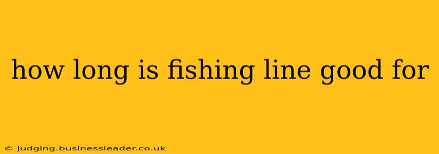 how long is fishing line good for