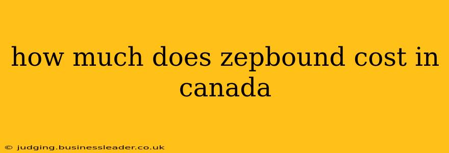 how much does zepbound cost in canada