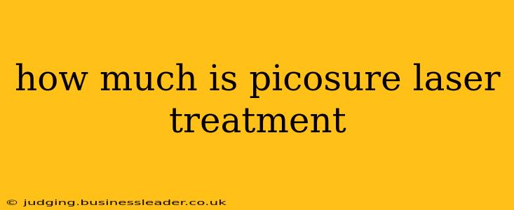 how much is picosure laser treatment