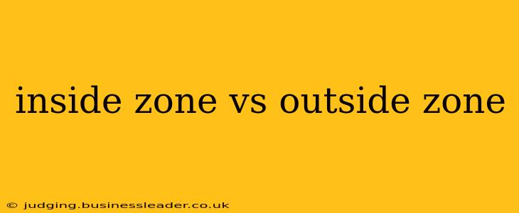 inside zone vs outside zone