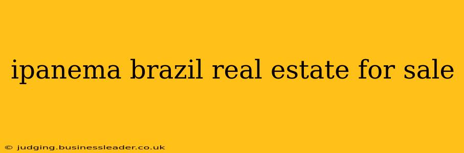 ipanema brazil real estate for sale