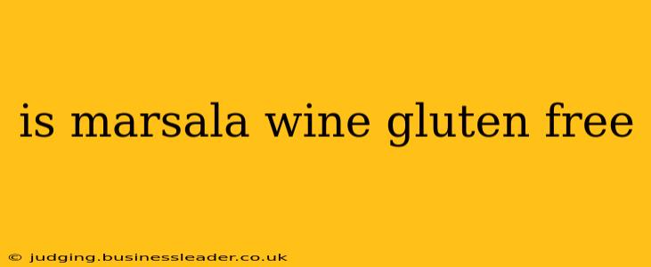 is marsala wine gluten free