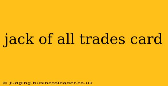 jack of all trades card
