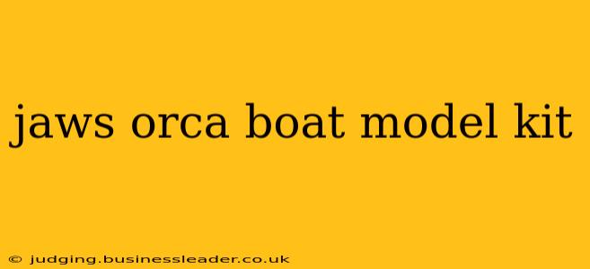 jaws orca boat model kit