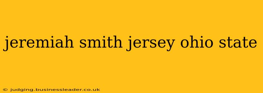 jeremiah smith jersey ohio state
