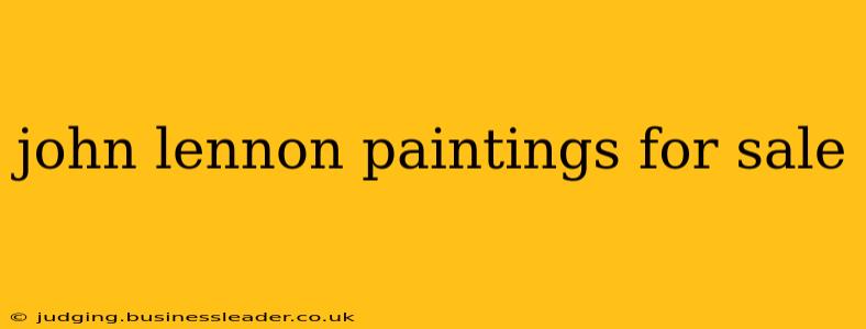 john lennon paintings for sale