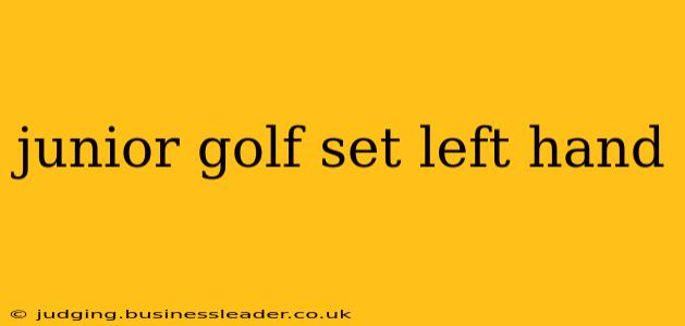 junior golf set left hand