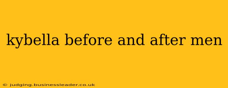 kybella before and after men