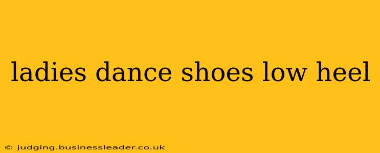 ladies dance shoes low heel