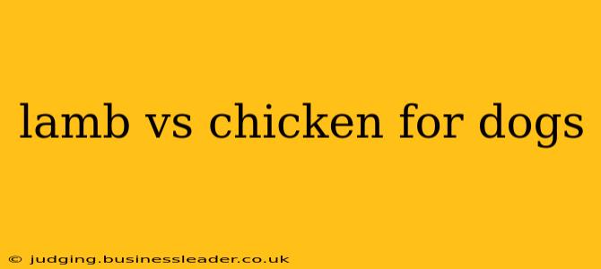lamb vs chicken for dogs