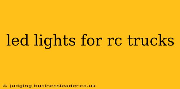 led lights for rc trucks